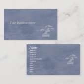 Carte De Visite bonsaï (Devant / Derrière)