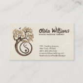 Carte De Visite Bonsai Yin Yang Tree - Golden Blossom (Devant)