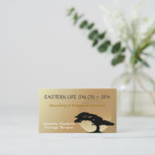 Carte De Visite Bonsai Zen massothérapeute (Debout devant)