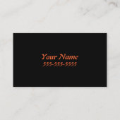 Carte de visite Bonzai (Dos)
