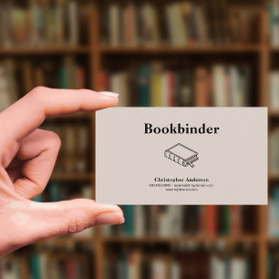 Carte De Visite Bookbinder