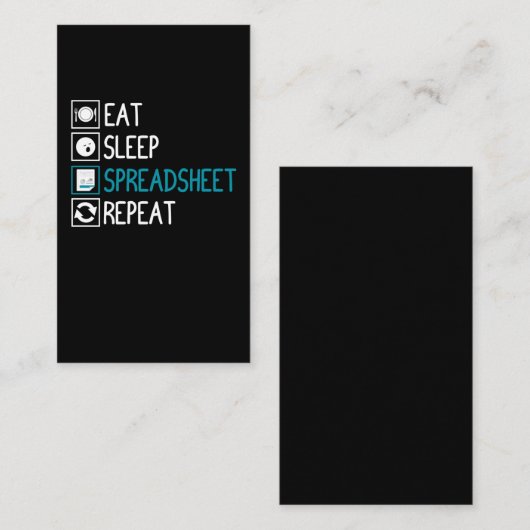 Carte De Visite Bookkeeping (Devant / Derrière)