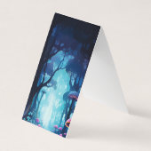 Carte De Visite Bookmarkers Signet pliants de champignons de riviè (Devant)