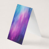 Carte De Visite Bookmarkers Signet pliants Northern Lights (Dos)