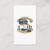 Carte De Visite Boombox Hipster Club (Devant)