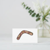 Carte De Visite Boomerang (Debout devant)
