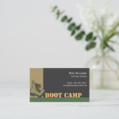 Carte De Visite Boot Camp - noir (Debout devant)