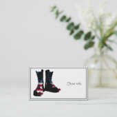 Carte De Visite Boots de combat américains (Debout devant)