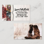 Carte de visite Boots Pays Russe Western Wear Ba (Devant / Derrière)