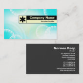 Carte De Visite Bord étiqueté - Abstrait 02 (Devant / Derrière)