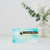 Carte De Visite Bord étiqueté - Abstrait 02 (Debout devant)