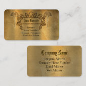 Carte De Visite Bord rond d'affaires de Larosée personnalisable (Devant / Derrière)