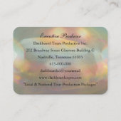 Carte De Visite Bord rond de Vinya Goth (Dos)