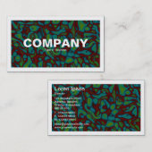 Carte De Visite Bordé - Balisage vert (Devant / Derrière)