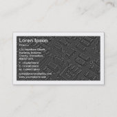 Carte De Visite Bordé - Circuitrie (Dos)