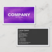 Carte De Visite Bordé - Pluie pourpre (Devant / Derrière)