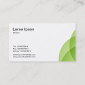 Carte De Visite Bords - Martian Green (Dos)