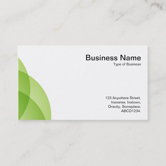 Carte De Visite Bords - Martian Green (Devant)