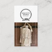 Carte De Visite Bordure blanche Knotty Mama (Devant)