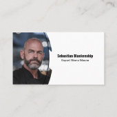 Carte De Visite Bordure de mur de pierre personnalisée professionn (Dos)