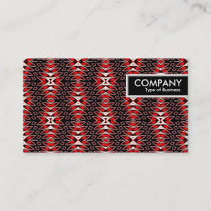 Carte De Visite Bordure de tag - Motif de flamme