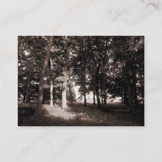 Carte De Visite Bordure des bois (Devant)