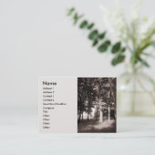 Carte De Visite Bordure des bois (Debout devant)