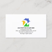 Carte De Visite Bordure des outils pour homme de main élégant (Dos)