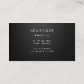 Carte De Visite Bordure diamant (Dos)