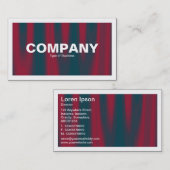 Carte De Visite Bordure - Draperie 02 (Devant / Derrière)
