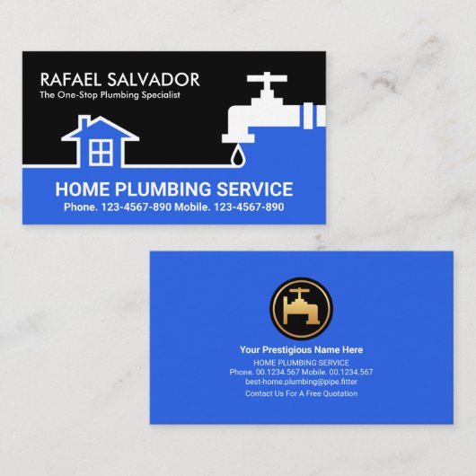 Carte De Visite Bordure du pipeline creatif à vis (Devant / Derrière)