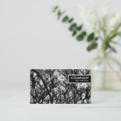 Carte De Visite Bordure - Fleur de Magnolia (Debout devant)