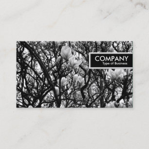 Carte De Visite Bordure - Fleur de Magnolia