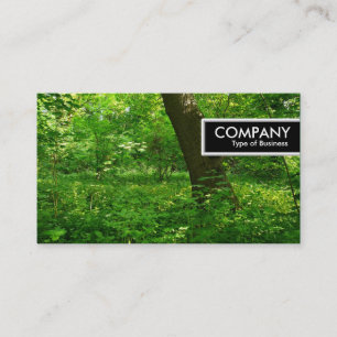Carte De Visite Bordure - Printemps dans les Bois