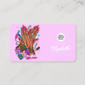 Carte De Visite Boss de clou afro-américain (Devant)