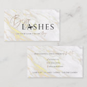 Carte De Visite Bossy Lashes Personnalisé (Devant / Derrière)
