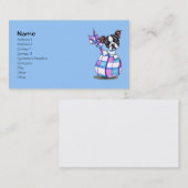 Carte De Visite Boston Terrier Breeder (Devant / Derrière)