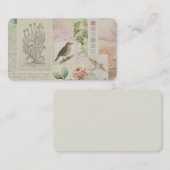 Carte De Visite Botanical Calling Cards (Devant / Derrière)