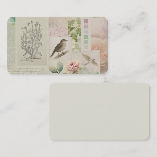 Carte De Visite Botanical Calling Cards (Devant / Derrière)