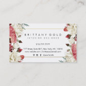 Carte de visite botanique de dessinateur (Dos)