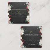 Carte de visite botanique de dessinateur (Devant / Derrière)