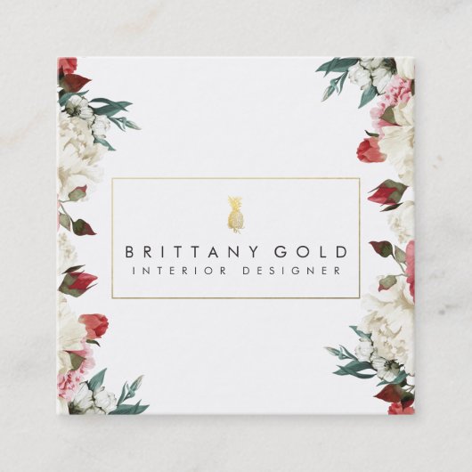 Carte de visite botanique de dessinateur (Devant)