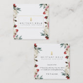 Carte de visite botanique de dessinateur (Devant / Derrière)