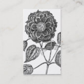 Carte De Visite Botanique de fleurs (Devant)