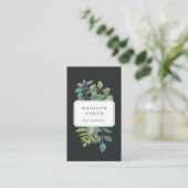 Carte De Visite Botanique | Médias sociaux verticaux (Debout devant)