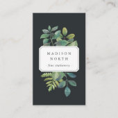 Carte De Visite Botanique | Médias sociaux verticaux (Devant)