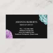 Carte De Visite Botanique Succulent Aloe Vera Nature Salon & Spa (Dos)