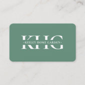 Carte De Visite Botaniste jardinier professionnel moderne Dusty Tu (Devant)