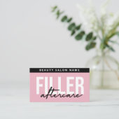 Carte De Visite Botox de remplissage de lèvres - Instructions de p (Debout devant)