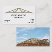 Carte De Visite botte de toit (Devant / Derrière)
